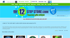 Desktop Screenshot of my12stepstore.com